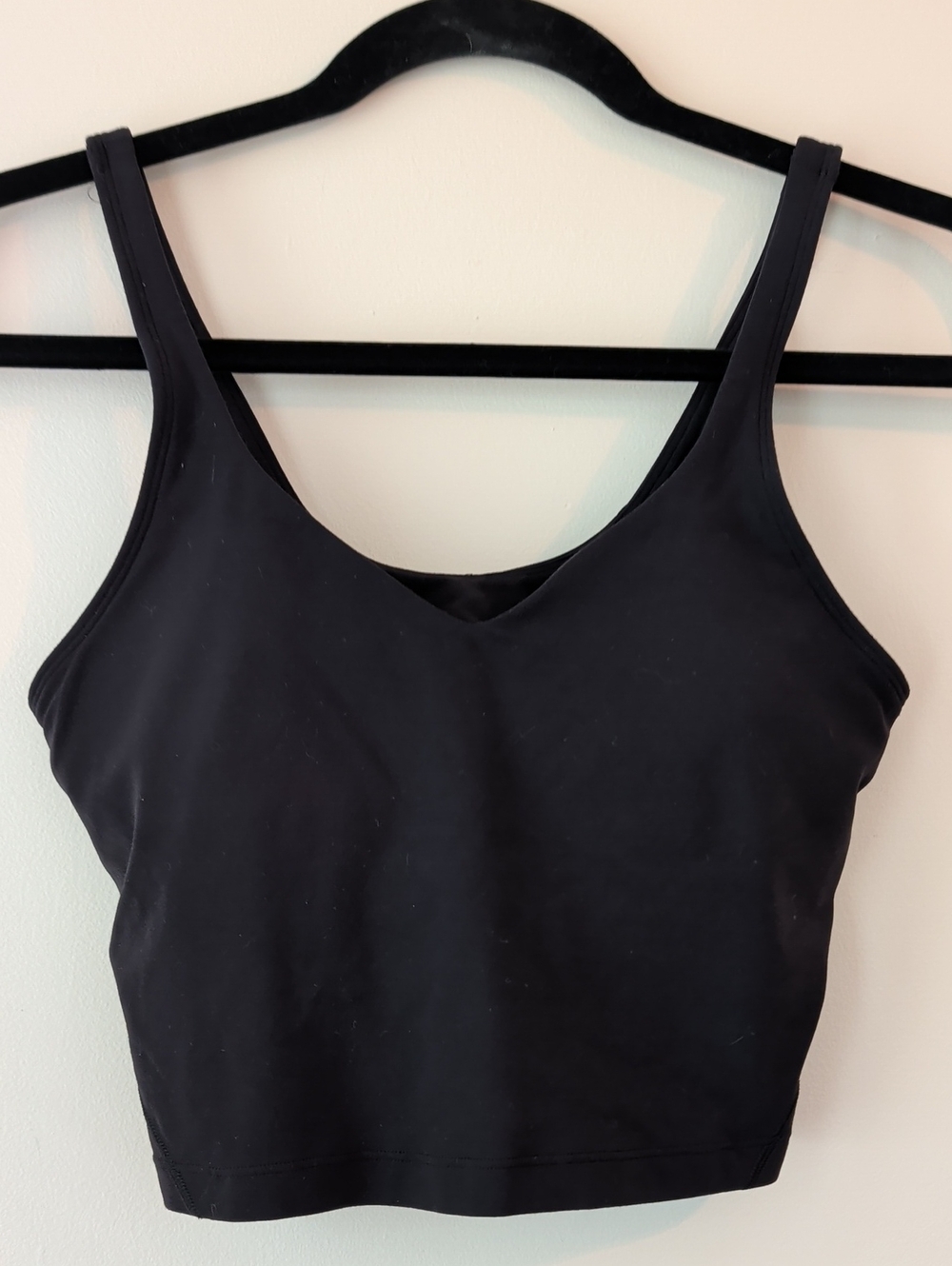 Lululemon Black Cropped Align Tank Size 6